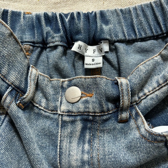 HYFVE • nwot Denim Flare Maxi Skirt - Picture 7 of 8
